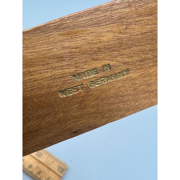 Vintage Wooden Garment Brush Rifle Shaped West German 14" Hunting Gift - Picture 5 of 12